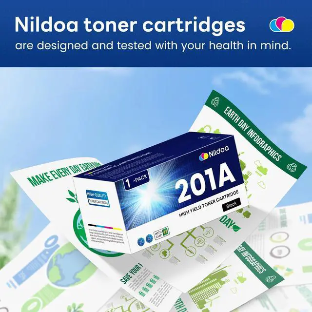 Alt view image 6 of 7 - 201A Black Toner Cartridge Replacement for HP 201A CF400A 1 Pack