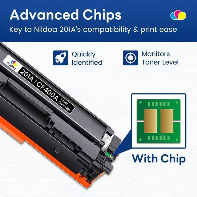 Alt view image 3 of 7 - 201A Black Toner Cartridge Replacement for HP 201A CF400A 1 Pack