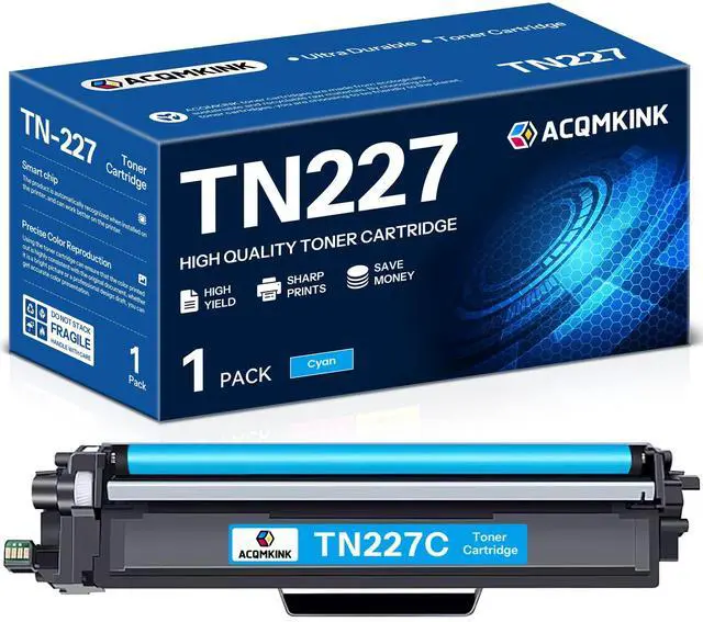 Main image of TN227 TN-227C High Yield Toner Cartridge Cyan Replacement for Brother TN227C TN-227 HL-L3270CDW MFC-L3770CDW HL-L3290CDW MFC-L3750CDW HL-L3210CW Printer 1 Pack