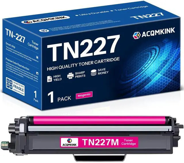 Main image of TN227M Toner Cartridge Compatible TN-227 TN227 Magenta Replacement for Brother TN227 TN-227M HL-L3270CDW MFC-L3770CDW HL-L3290CDW Printer 1 Pack