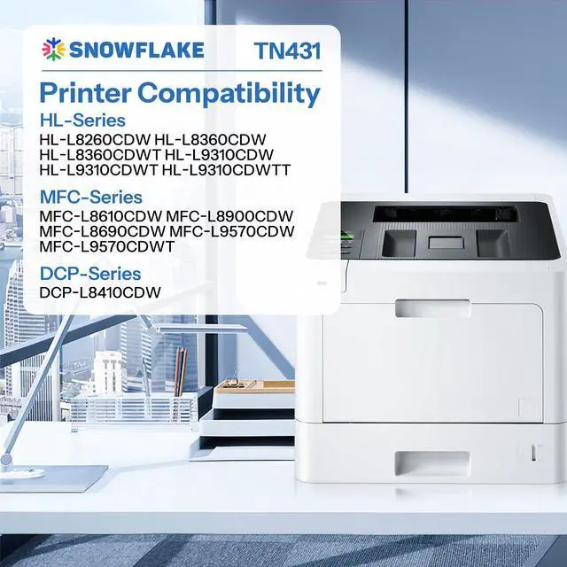 Alt view image 2 of 7 - TN-431M TN431M Compatible TN431 Magenta Toner Cartridge Replacement for Brother MFC-L8900CDW MFC-L8610CDW MFC-L9570CDW HL-L8360CDW Printer (1 Magenta).