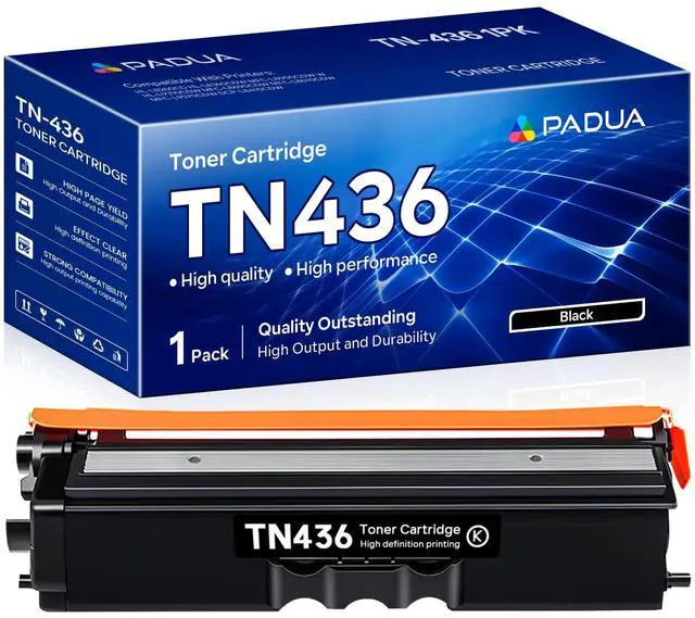 Main image of TN-436BK TN436BK High Yield Toner Cartridge Compatible TN436 Black Toner Replacement for Brother TN436 HL-L8260CDW HL-L8360CDW MFC-L8610CDW MFC-L8690CDW MFC-L8900CDW MFCL9570CDW Printer (1 Pack)