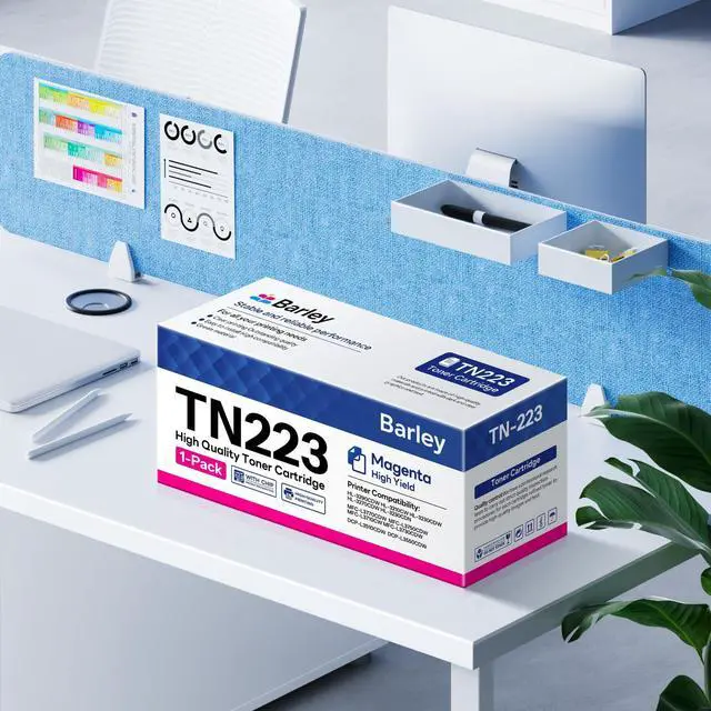 Alt view image 7 of 7 - TN223 TN223M Toner Cartridge Compatible TN223 Toner Replacement for Brother MFC-L3770CDW MFC-L3710CW HL-L3290CDW HL-L3210CW HL-L3270CDW Printer (1 Magenta)