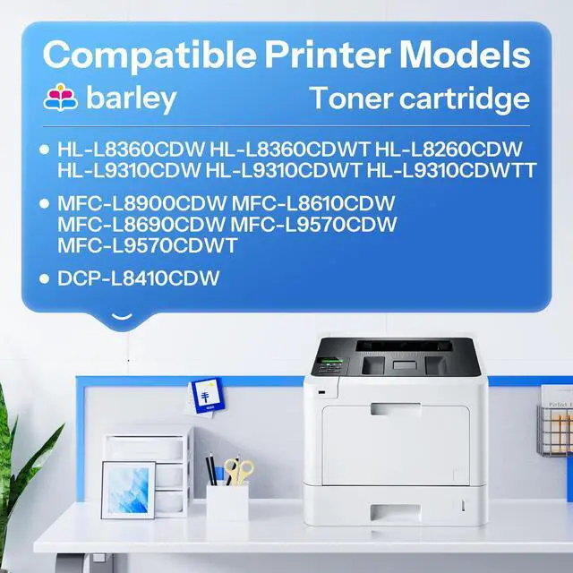 Alt view image 2 of 7 - TN431Y TN-431Y Compatible TN431 TN-431 Yellow Toner Cartridge Replacement for Brother MFC-L8900CDW MFC-L8610CDW HL-L8360CDW Printer (1 Yellow).
