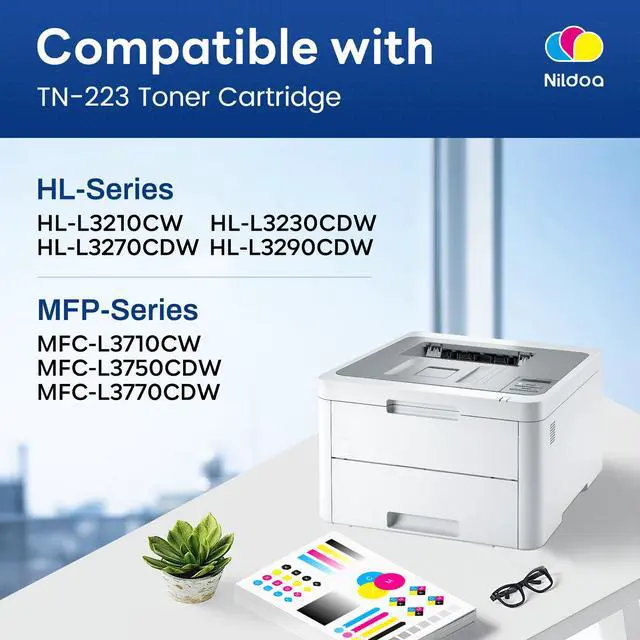 Alt view image 2 of 7 - TN223 TN223M Toner Cartridge Magenta Replacement for Brother TN-223 | TN-223M MFC-L3710CW MFC-L3750CDW MFC-L3770CDW HL-L3210CW HL-L3230CDW Printer Ink, 1 Pack
