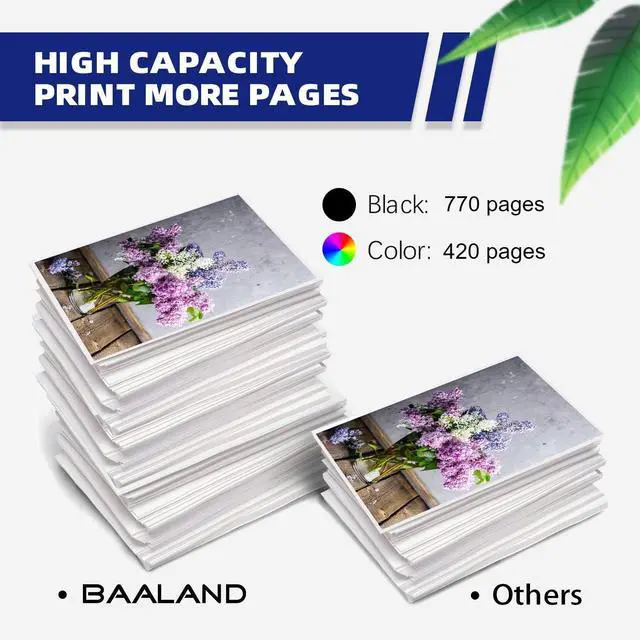 Alt view image 4 of 7 - Compatible Kodak Printer Ink Cartridges 10B 10C Combo Pack | for Kodak ESP3250 ESP5250 5100 5300 5500 6150 ESP3 ESP5 ESP7 ESP9 Hero 7.1, 9.1 (10B Black, 10C Color)