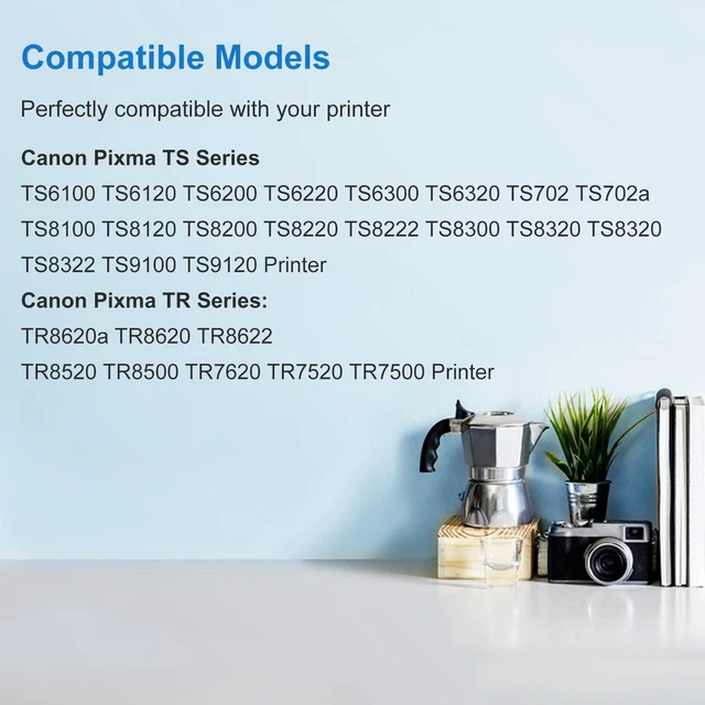 Alt view image 4 of 7 - PGI-280 XXL PGBK Ink Cartridges Replacement for Canon 280XXL 4 PACK | 280XXL 280XL 280 Black TR8620a TR8600 TR8622a TR8520 TS9521c TR7520 TS9120 TR8622 TS9520 TS6220 Printers
