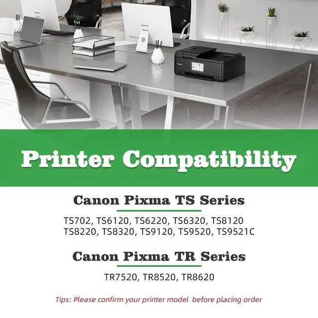 Alt view image 2 of 7 - Compatible Ink Cartridges Replacement for Canon c280xxl pg280 bk PGI-280 PGI-280XXL BK Black Ink Tank 2 Pack Works for PIXMA TR7520 TR8520 TR8620 TS6120 TS6320 TS8220 TR8622 TS9120 Printers