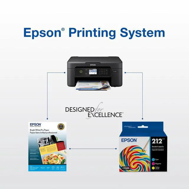 Alt view image 6 of 6 - 212 Genuine Ink Standard Capacity Yellow Cartridge T212420 | Works With WorkForce WF-2830 WF-2850 Expression XP-4100 XP-4105 Inkjet Printers