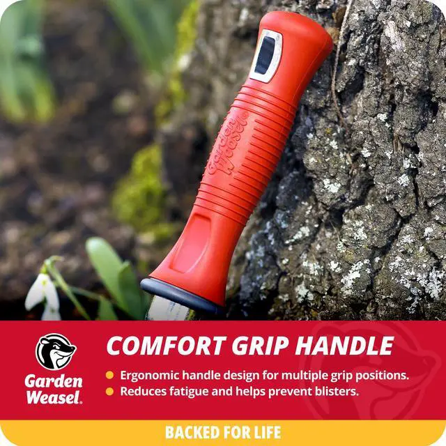 Alt view image 3 of 7 - Oversized Potting Scoop for Soil Digging Planting Gardening | Heavy duty steel scoop for transplanting, moving soil & potting mix. Mini shovel design for garden beds & container planting