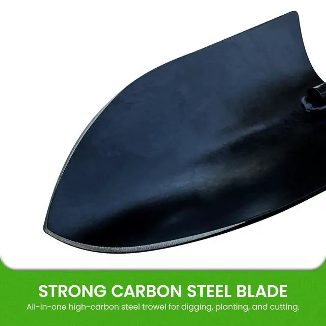 Alt view image 3 of 7 - Garden Guru Heavy Duty Garden Trowel Hand Shovel for Gardening Strong Carbon Steel Hand Trowel with Ergonomic Non-Slip Handle Perfect for Digging, Planting, Transplanting, and Cutting Roots