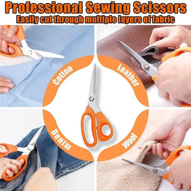 Alt view image 5 of 7 - Sewing Kit for Adults Beginners, Portable Needle Thread Repair Kit | Heavy Duty Tailor Scissors, 43XL Thread & Yarn Snips, Complete Sewing Supplies Set for Home, Travel & College Dorm Essentials