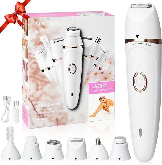 Main image of Hair Removal Epilators Facial Bikini Trimmer for Women, Painless Waterproof Electric Foil Shaver Razors for Facial Leg Body Armpit, IPX7 Waterproof & Easy Cleaning