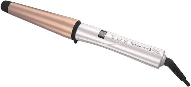 Main image of Shine Therapy Tapered Curling Wand, 11.5 Inch | Fast 30-second Heat-up, Argan Oil and Keratin Infusion, Tousled Wave Styling, Auto Shut-off for Safety, Includes Heat Glove