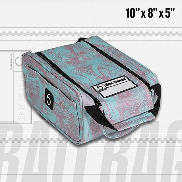 Alt view image 6 of 7 - Bait Bag Fishing Tackle Storage Organizer, Water-Resistant Bag | Water-Resistant Fabric, Dual-Zipper Pulls, Reinforced Grab Handles, Top Contents Label, Soft-Sided Tackle Storage