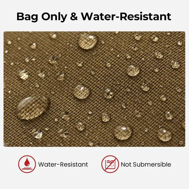 Alt view image 7 of 7 - Fishing Backpack, Rod Holders, Lightweight Sling Bag, Khaki | Fits 2x3600 trays, bottle pocket, MOLLE loops, 4-way carry for short bank fishing trips