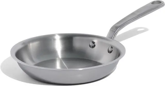 Alt view image 7 of 12 - Made In Cookware - 8-Inch Stainless Steel Frying Pan - 5 Ply Stainless Clad - Professional Cookware - Crafted in Italy - Induction Compatible
