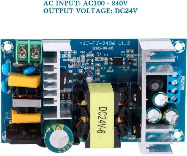 Alt view image 9 of 14 - Zerone AC 100-240V to DC 24V 6-9A Switching Electricity Supply Module 150W High Power Industrial DC Electricity Supply Bare Board