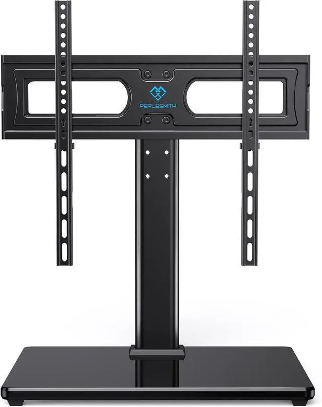 Alt view image 8 of 14 - PERLESMITH Universal TV Stand Table Top TV Base for 32 to 65 inch LCD LED OLED 4K Flat Screen TVs-Height Adjustable TV Mount Stand with Tempered Glass Base,VESA 400x400mm,Holds up to 88lbs,PSTVS15