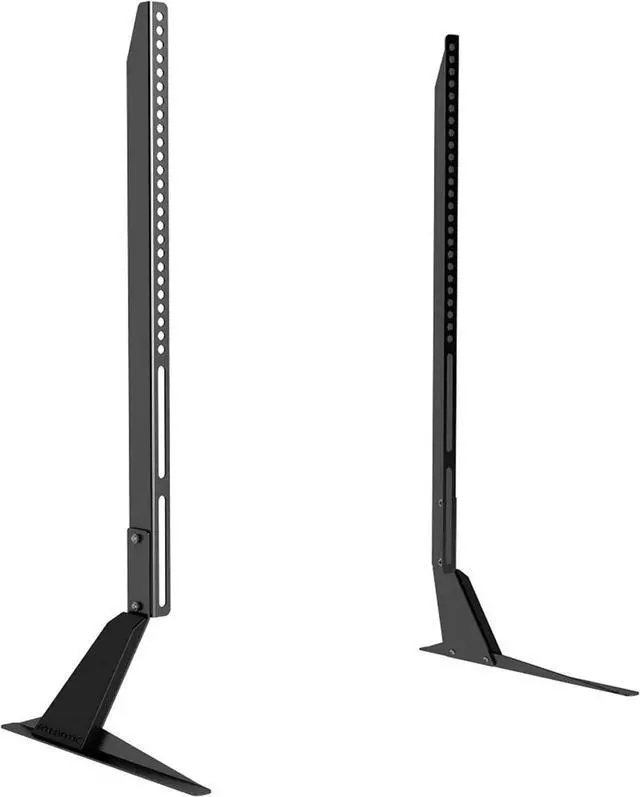 Alt view image 7 of 12 - Atlantic Table Top TV Stand - Universal Adjustable Table Top TV Stand, Adjust Height, Base Mount for Flat Screen TV up to 42" and 66 lbs, PN 63607103 in Black