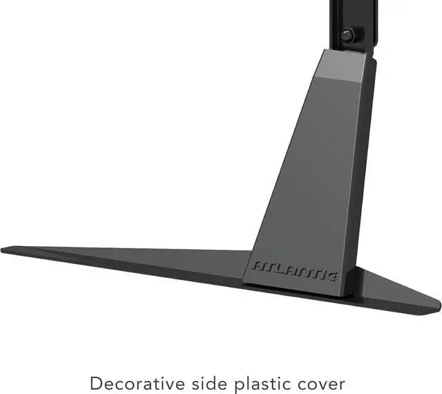 Alt view image 9 of 12 - Atlantic Table Top TV Stand - Universal Adjustable Table Top TV Stand, Adjust Height, Base Mount for Flat Screen TV up to 42" and 66 lbs, PN 63607103 in Black