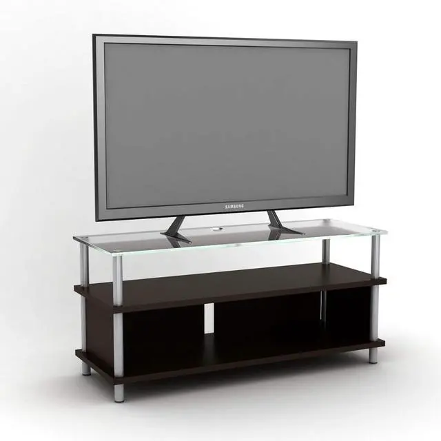 Alt view image 12 of 12 - Atlantic Table Top TV Stand - Universal Adjustable Table Top TV Stand, Adjust Height, Base Mount for Flat Screen TV up to 42" and 66 lbs, PN 63607103 in Black