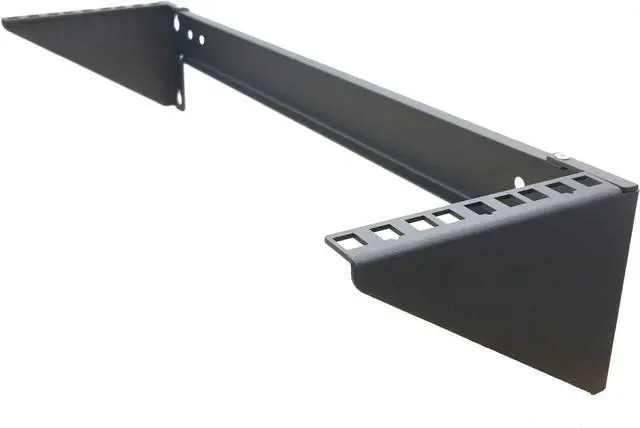 Alt view image 7 of 12 - JINGCHENGMEI 3U Vertical Wall Mount Patch Panel Bracket -Steel Networking Euipment Rack for 19" Network, Server and Data Equipment (1)