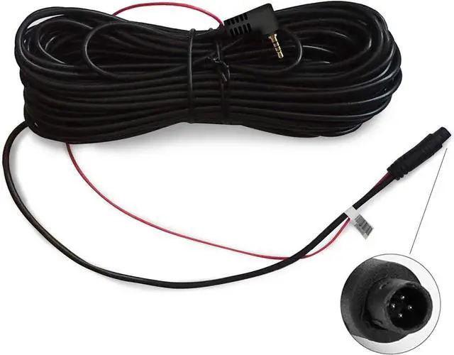 Alt view image 6 of 10 - 50Feet Backup Camera Extension Cord Cable for REDTIGER Dash Cam(4 pin,2.5mm)