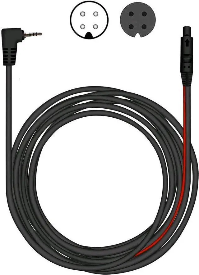 Alt view image 7 of 10 - 50Feet Backup Camera Extension Cord Cable for REDTIGER Dash Cam(4 pin,2.5mm)
