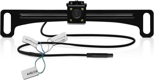 Alt view image 8 of 14 - BOSS Audio Systems LPCB40 Reverse Rearview License Plate Backup Car Camera - 170° Wide Angle Rear View, Weatherproof Back Up Cam