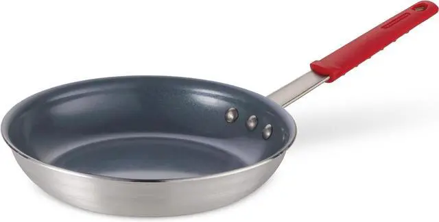 Alt view image 8 of 14 - Tramontina Professional 10-Inch Ceramic Non Stick Frying Pan, Heavy-Gauge Aluminum Skillet with Nonstick Coating, Dishwasher and Oven Safe, Gray