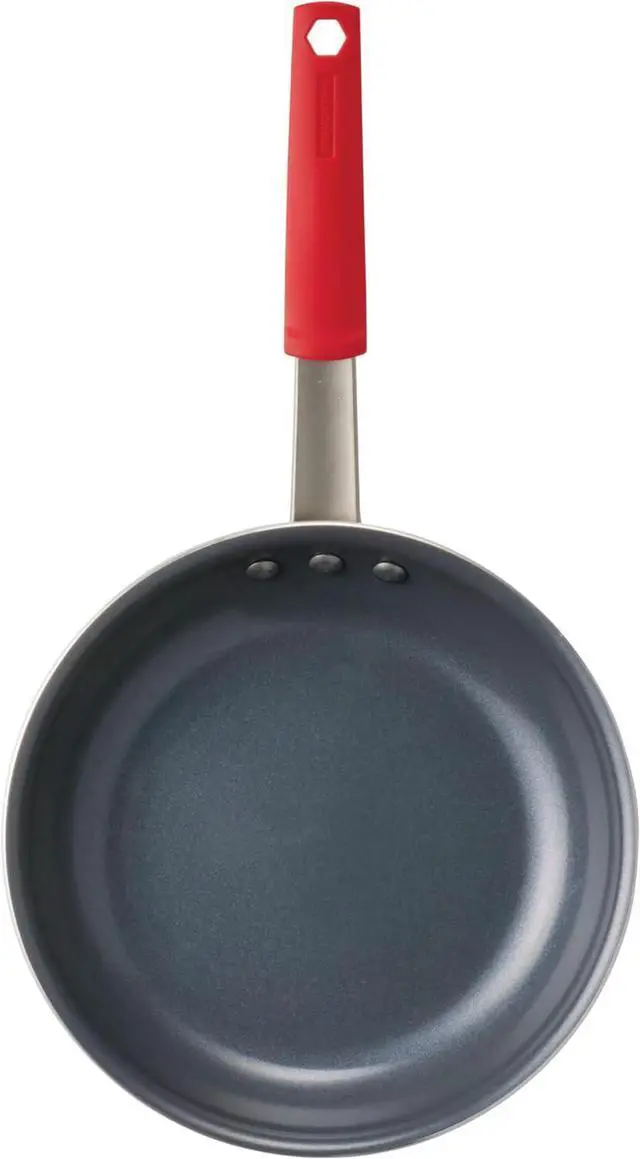 Alt view image 10 of 14 - Tramontina Professional 10-Inch Ceramic Non Stick Frying Pan, Heavy-Gauge Aluminum Skillet with Nonstick Coating, Dishwasher and Oven Safe, Gray