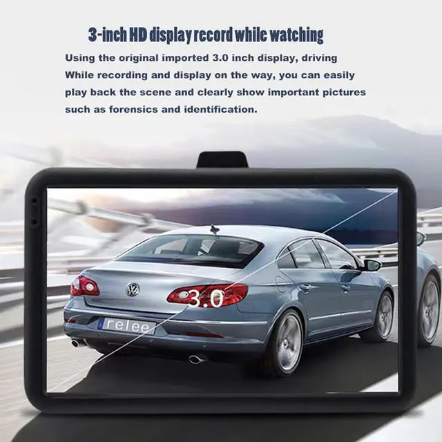 Alt view image 11 of 12 - Dash Cam Car Dash Camera, 1080P Ultra Wide Angle HD Lens, HD Night Vision Car Surveillance Camera, Video Recorder, Hidden Video Recorder, Comes with 32GB Memory Card