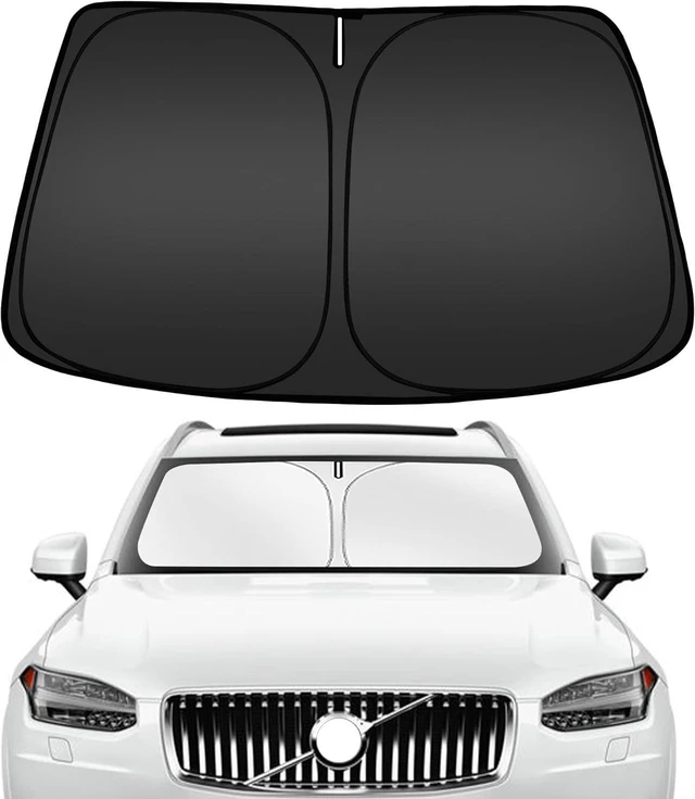 Alt view image 8 of 14 - ARISMOTOR Windshield Sun Shade for Volvo XC90 2016-2025 2026, Custom Fit Foldable Front Window Sunshade Sun Visor Protector, Block UV Rays Keep Your Car Cooler
