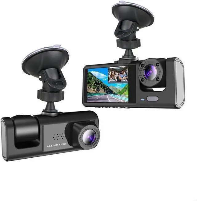 Alt view image 6 of 10 - Dash Camera for Car Security Camera Dash Cam Mini Car Recorder 2 Inch Screen Front and Inside Dual Car Cameras 1080P with WDR, Night Vision, G-Sensor Auto Lock, Loop Recording