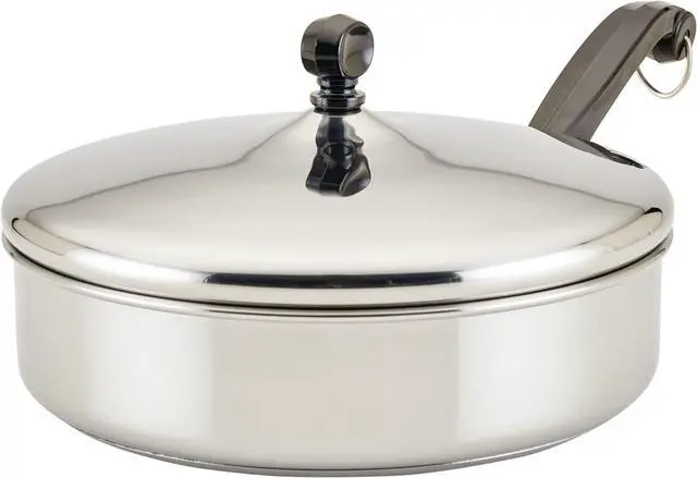 Alt view image 7 of 12 - Farberware Classic Stainless Steel Fry Lid, Saute Pan (2.75 Quart), Silver