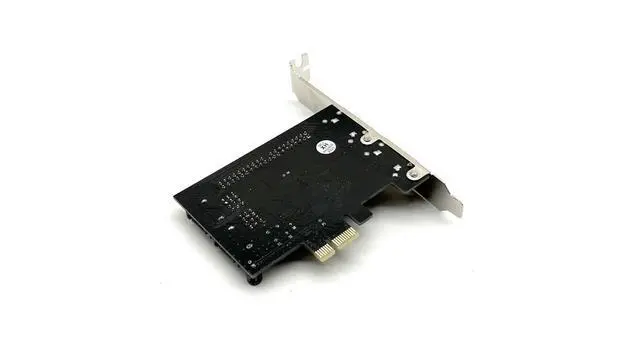 Alt view image 6 of 6 - Weastlinks 2 Port SATA IDE PCI-e Adapter Card PCIE to SATA IDE eSATA x2 Combo Adapter Converter RAID Controller Card Chip JMB363