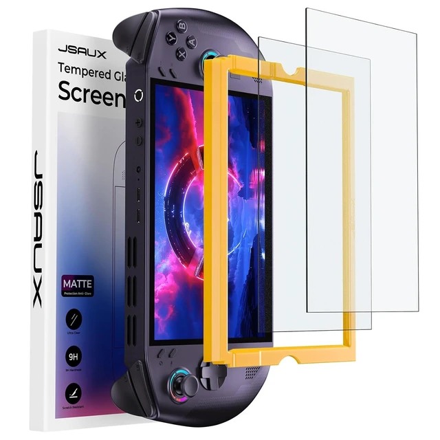 Alt view image 8 of 14 - 2-Pack Anti Glare Screen Protector for Legion Go S 8" (2025), Easy to Install with Guiding Frame, 8 inch Full Coverage, Matte Tempered Glass Protector Accessories, Anti-Scratch, Anti-Fingerprint