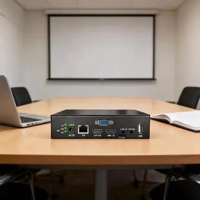 Alt view image 3 of 5 - HD Video Encoder, HDMI/VGA 2-in-1 Video Encoder, H.264/H.265 Hardware Encoder with HDMI Loopout, Support SRT/RTSP/RTMP/ONVIF/WebRTC, 1080P@60fps Encoding