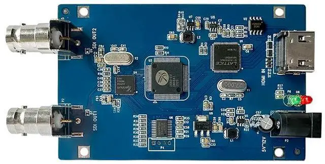 Main image of HDMI to Dual SDI Converter Board, 1080P@60Hz HDMI Input to 2-Port SDI Output Module, 1 in 2 Out Audio Video Adapter PCB