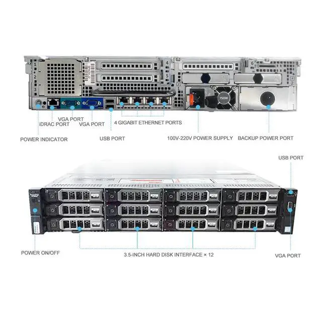 Alt view image 5 of 7 - 2U Rackmount 1000-CH Video Streaming Media Server, 4000 Concurrent Streams Gateway, 40-CH 1080p Transcoding, RTSP RTMP WebRTC Bridge, 4x LAN, 4000Mbps for Enterprise & Campus Media Distribution