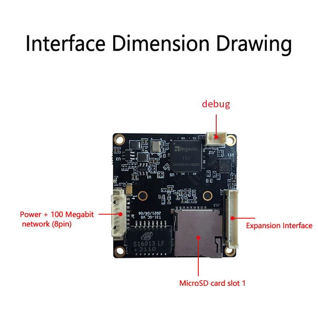 Alt view image 6 of 6 - Ingenic T31 + GC4653 4MP IP Camera Development Board, H.265/H.264 HD Video Encoder Module,RTSP/ONVIF Board for Developers