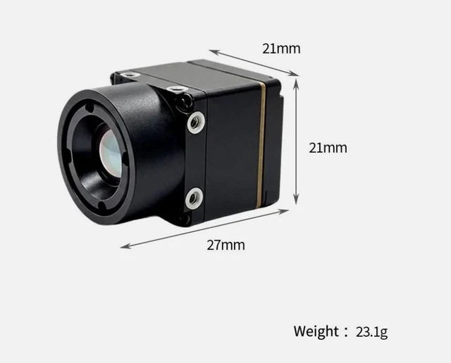 Alt view image 4 of 5 - FPV Mini Infrared Thermal Imaging Camera, 640x512 High Resolution 12m Uncooled VOx Sensor, 50Hz, USB UVC Output