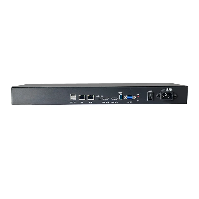 Alt view image 6 of 6 - 80-CH IP Video Streaming Distribution Server - 800 Concurrent Clients, WebRTC/RTSP/RTMP/GB28181 Multi-Protocol Gateway, 400Mbps Throughput, Dual LAN, 1U Server for Surveillance