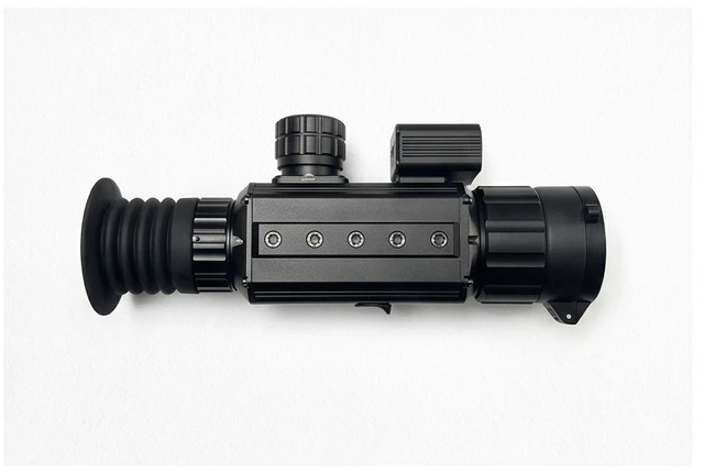 Alt view image 4 of 6 - Thermal Monocular with Precision Laser Rangefinder, VOx Detector, Night Vision Thermal Imager, 256 x192 Resolution, 25mmF1.0 Lens