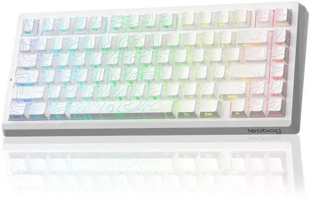 Main image of LEOBOG A80 RT Ultra HE Wireless Mechanical Gaming Keyboard 75%, Tri-Mode Hall Effect Rapid Trigger Magnetic Switch Keyboard with 0.01mm Adjustable RT, Hot Swappable RGB Backlit Keyboards for PC Gamers