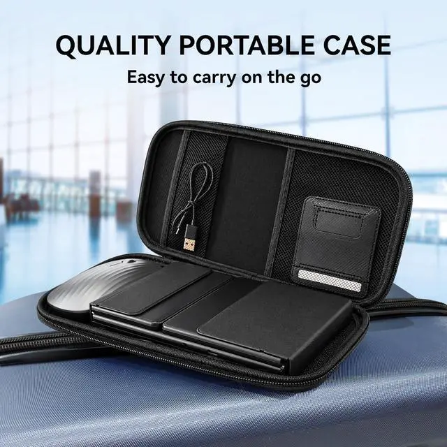 Alt view image 7 of 7 - Foldable Keyboard and Mouse, Folding Bluetooth Keyboard Combo