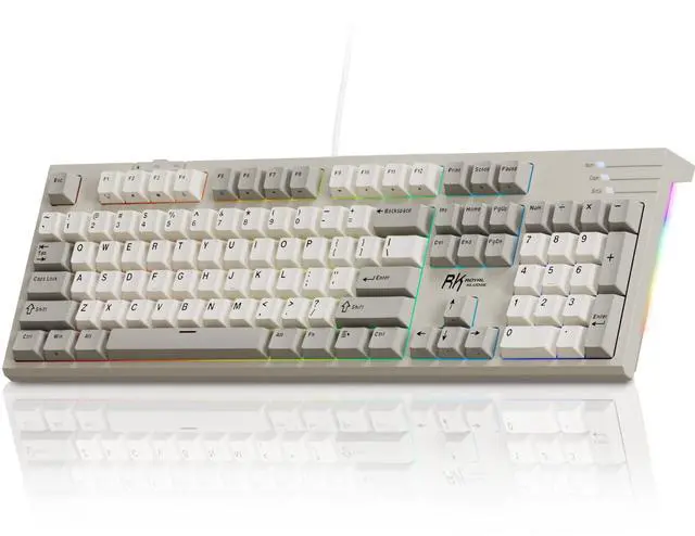 Main image of R104 Wired Mechanical Keyboard Full Size, Gasket Mount