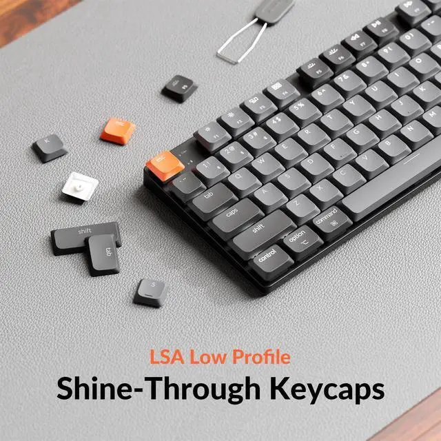 Alt view image 7 of 7 - K5 Version 2 Wireless Bluetooth Low Profile Mechanical Keyboard