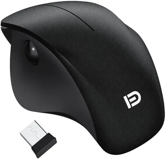 Main image of Wireless Ergonomic Mouse, Thumb Side Scroll, Quiet Click